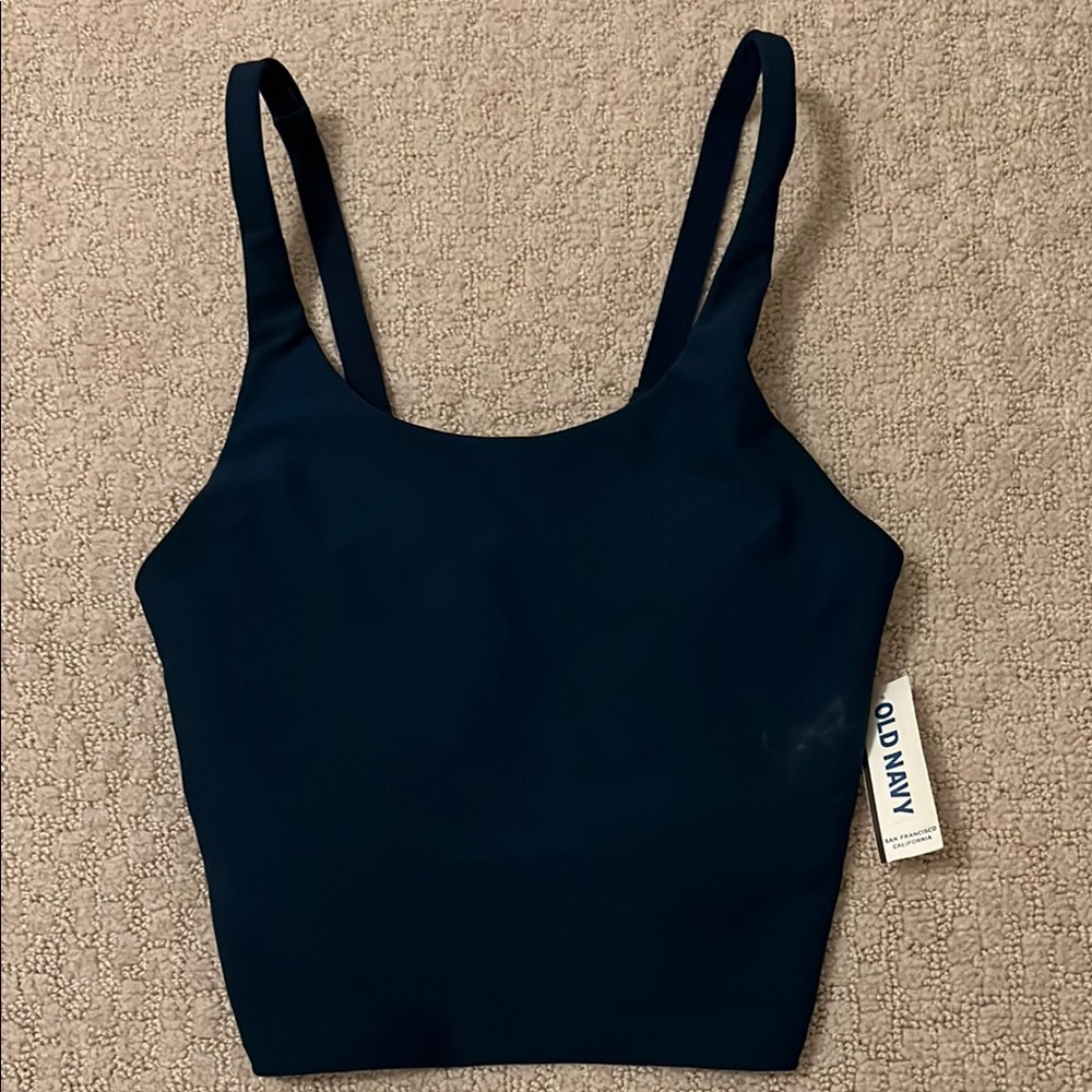 Old Navy Dark Blue Crop Top